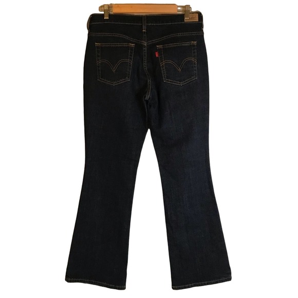 Levi's 515 Boot Cut  Dark wash jeans  size 8S - Picture 2 of 11